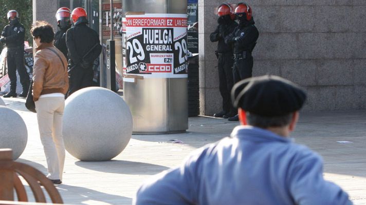 Informativo 24h - Huelga general 29M: El Gobierno habla de menor seguimiento que en 2010 y sindicatos dicen que ronda el 77%