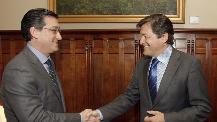 Telediario 1 - Formación de gobierno en Asturias