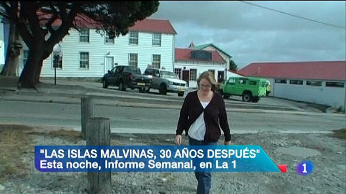 Telediario 1 - La vida en las Malvinas