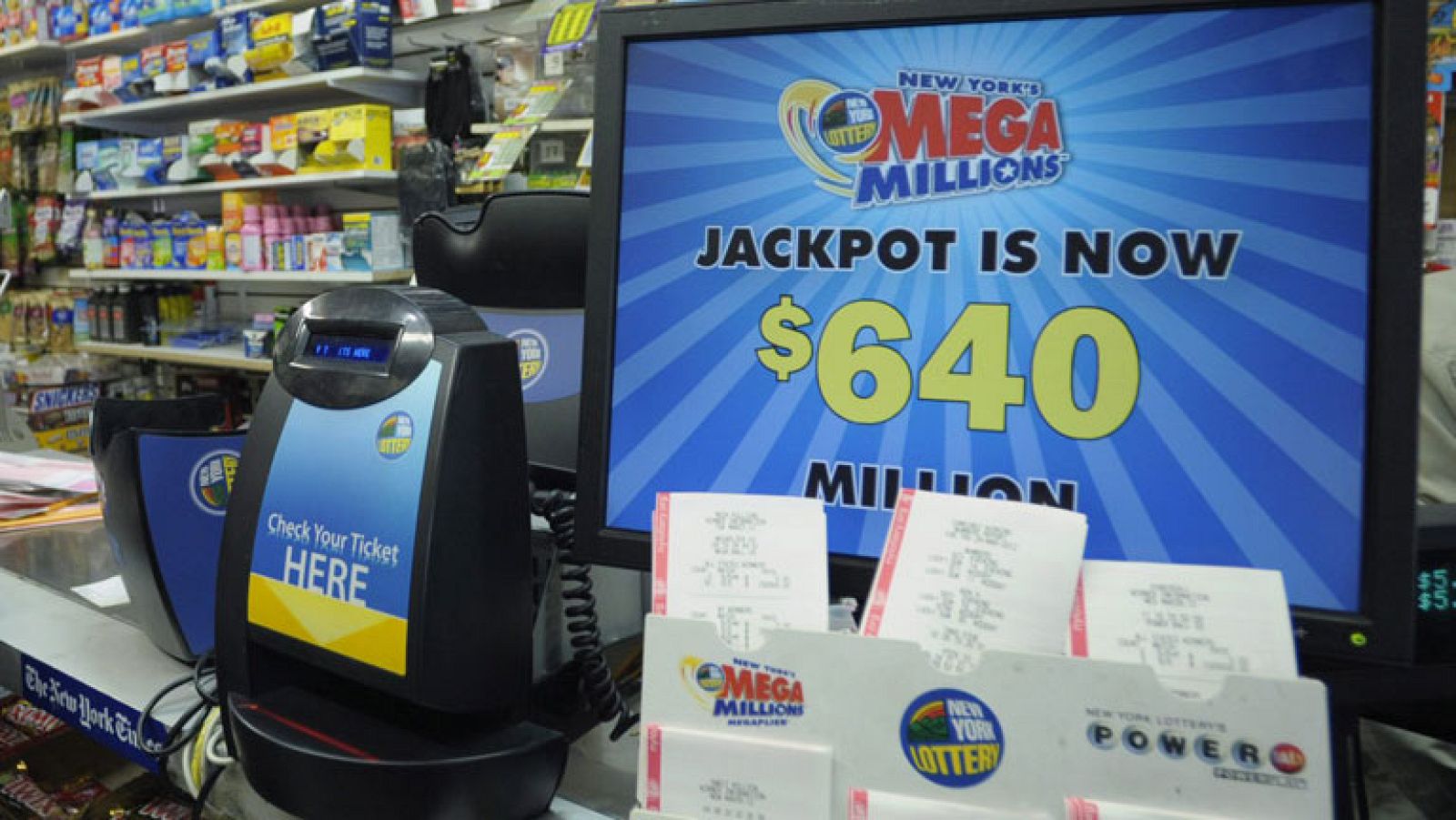 Tres acertantes en Estados Unidos del premio más grande de la historia