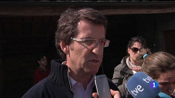 Telediario 1 - Feijóo: Queremos saber quíen prende