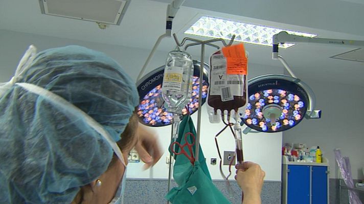 Telediario 1 - Menos donantes en vacaciones