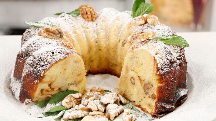 RTVE Cocina - Bizcocho de manzana y nueces
