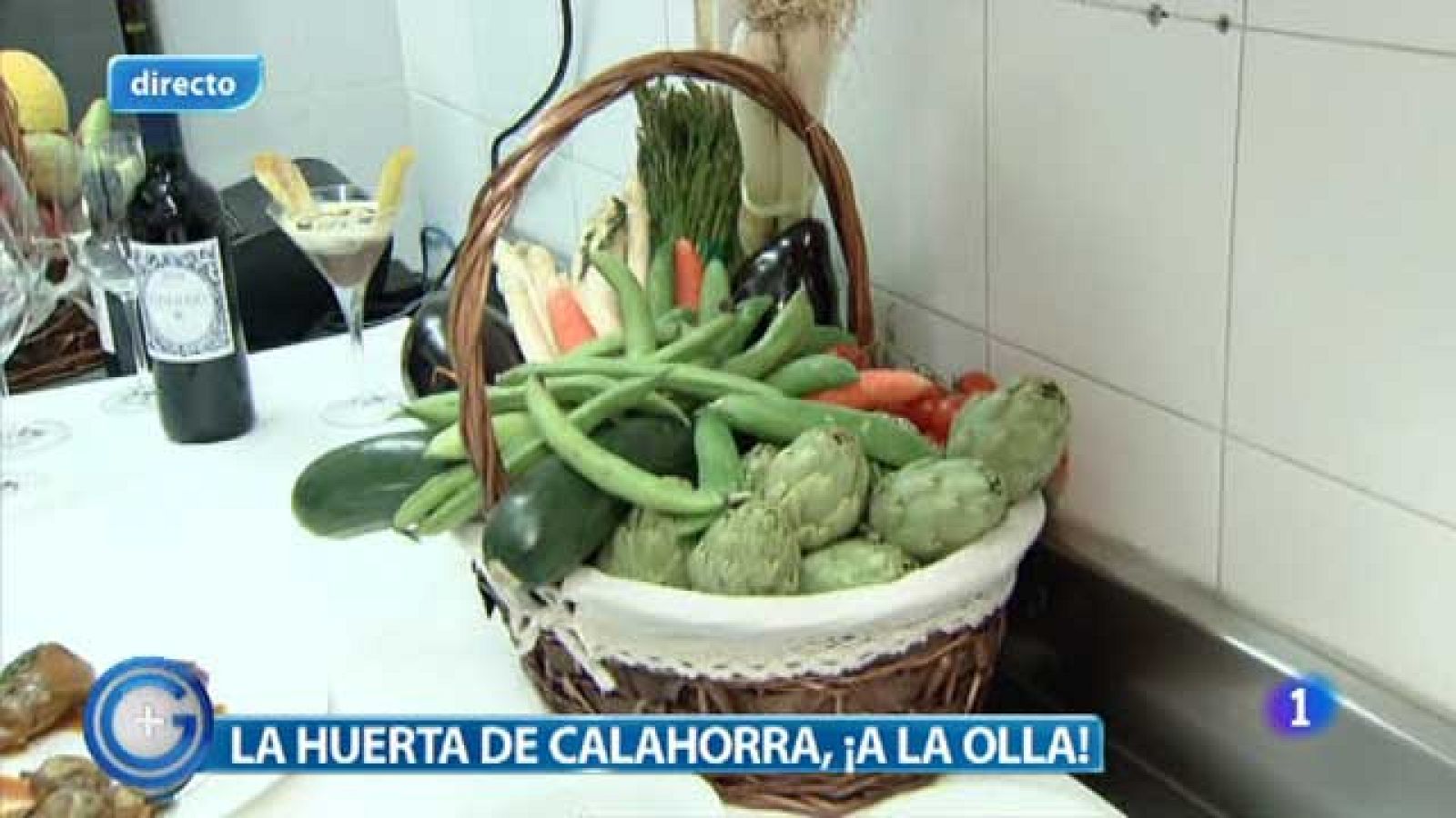 Más Gente - Más Cocina - Verduras de Calahorra en la mesa