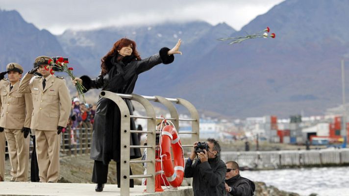 Telediario 1 - Disputa por las Malvinas