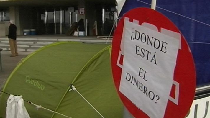 Telediario 1 - ERE en administraciones públicas