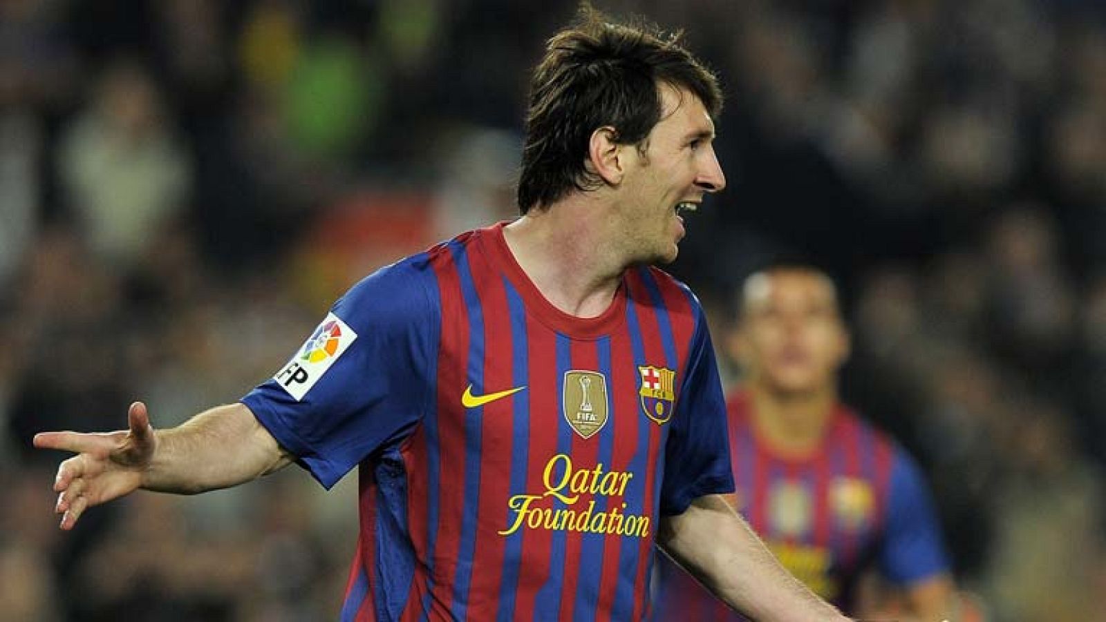 El delantero argentino del FC Barcelona Lionel Messi ha marcado el primer gol de su equipo ante el Milan de penalti, en el minuto 10 de juego (1-0). De esta manera, Messi logra su 50º tanto en la competición de Champions League.