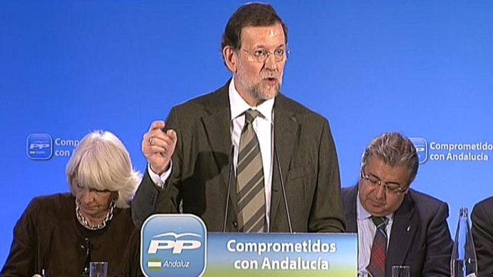 Telediario 1 - Rajoy insiste en reducir el déficit