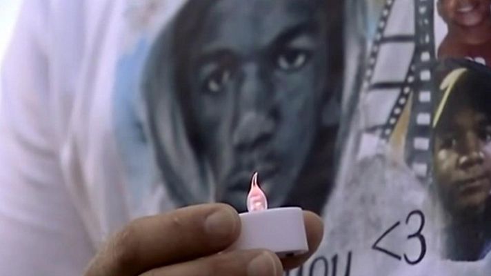 Telediario 1 - Conflicto racial en USA