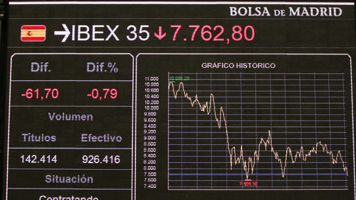 Telediario 1 - Los nervios vuelven a los mercados