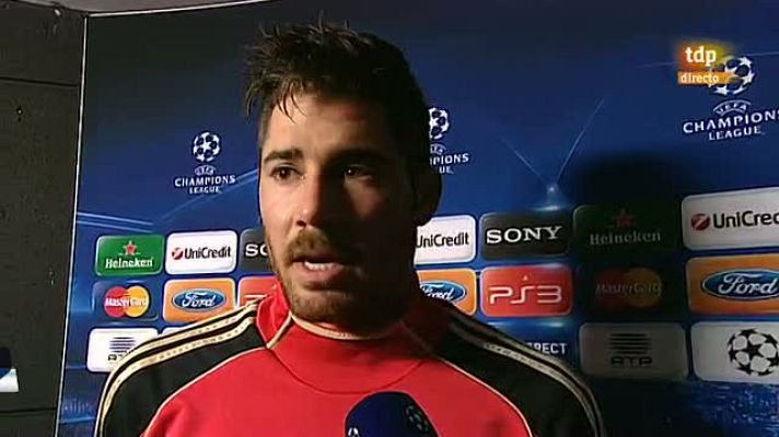 Champions League - Javi García: "Solo ha habido un equipo que quisiera jugar a fútbol"