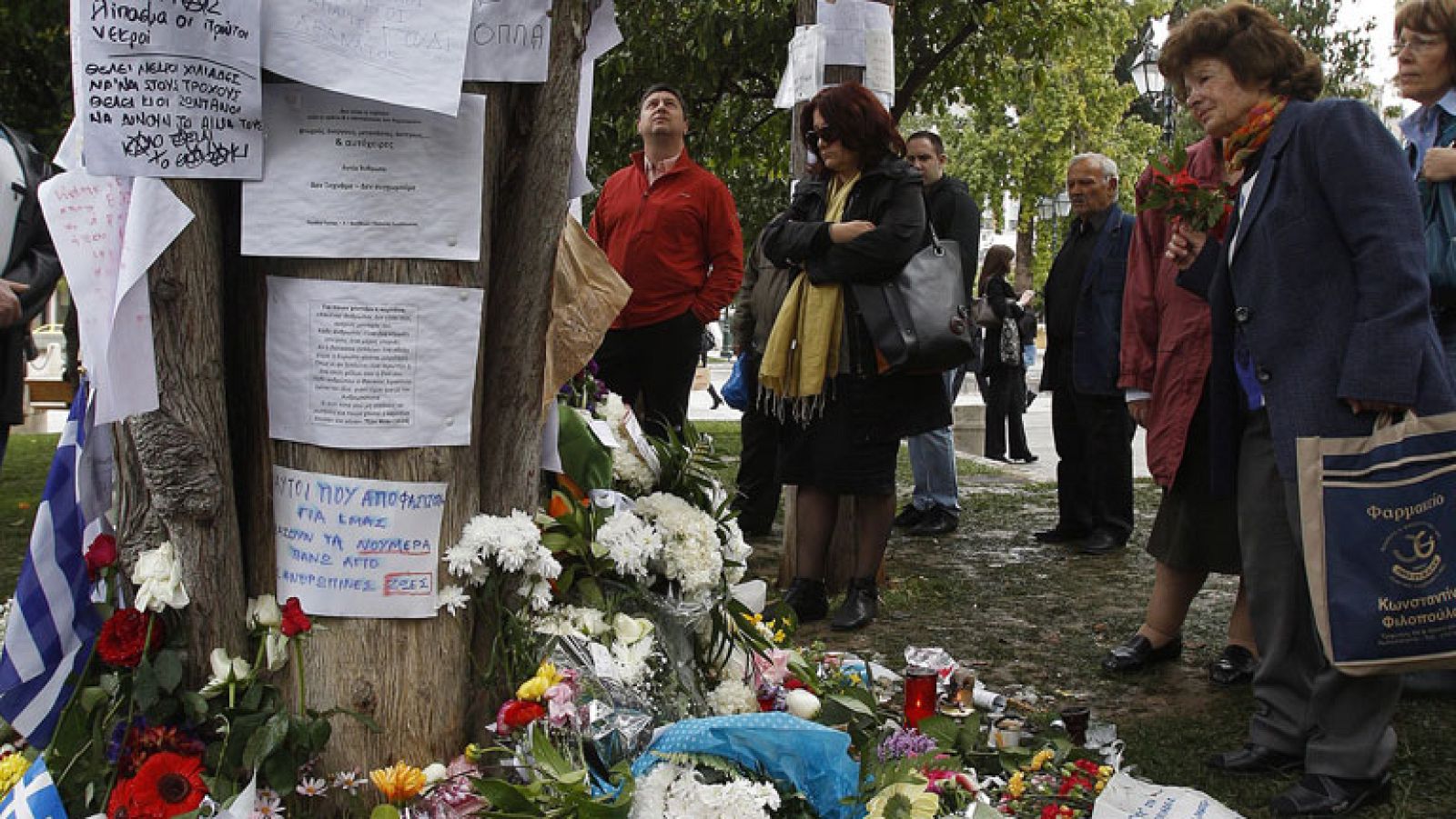 Indignacion en Grecia por el suicidio de un jubilado