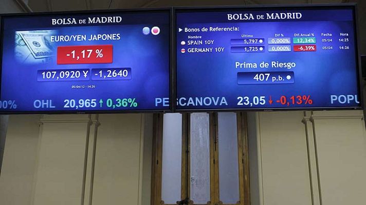 La tarde en 24h - La prima de riesgo supera los 400 puntos por primera vez desde diciembre