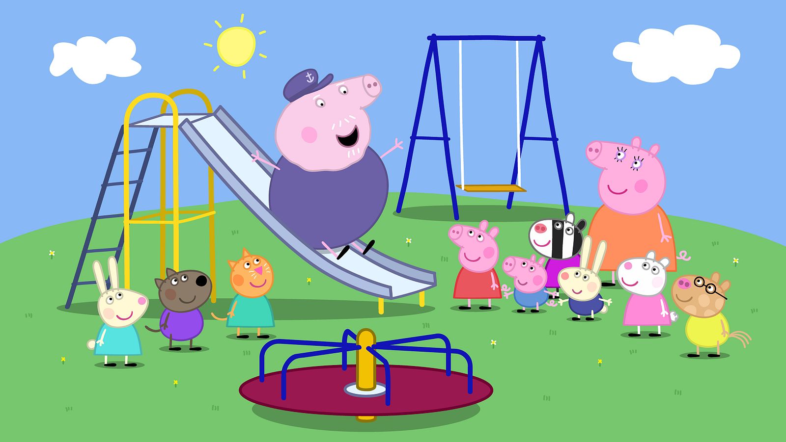 Peppa Pig - Con el abuelo en los columpios - RTVE.es - Peppa Pig | Ver