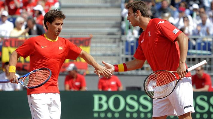  - Los tres mejores puntos del España - Austria de dobles de la Davis