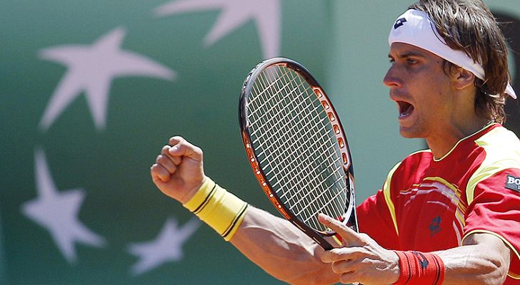 Telediario 1 - Ferrer mete a España en semifinales