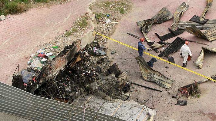 Informativo 24h - Mueren cuatro personas en un incendio en una barraca en Barcelona