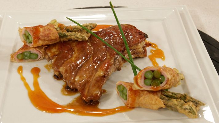 RTVE Cocina - Costillar de cerdo con crujientes