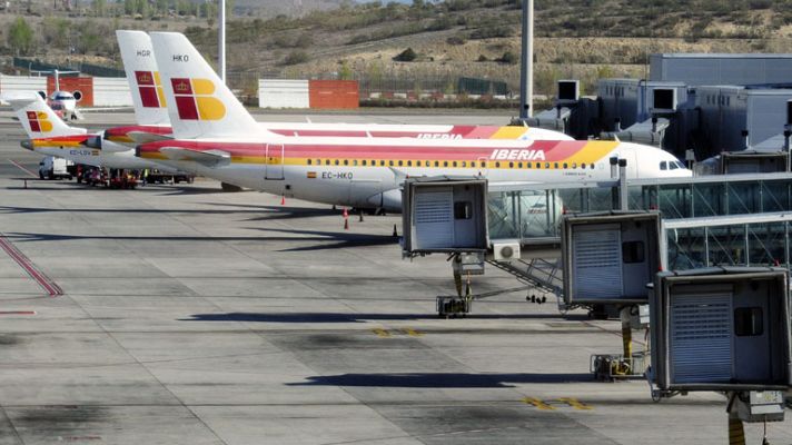 Telediario 1 - Huelga de pilotos de Iberia