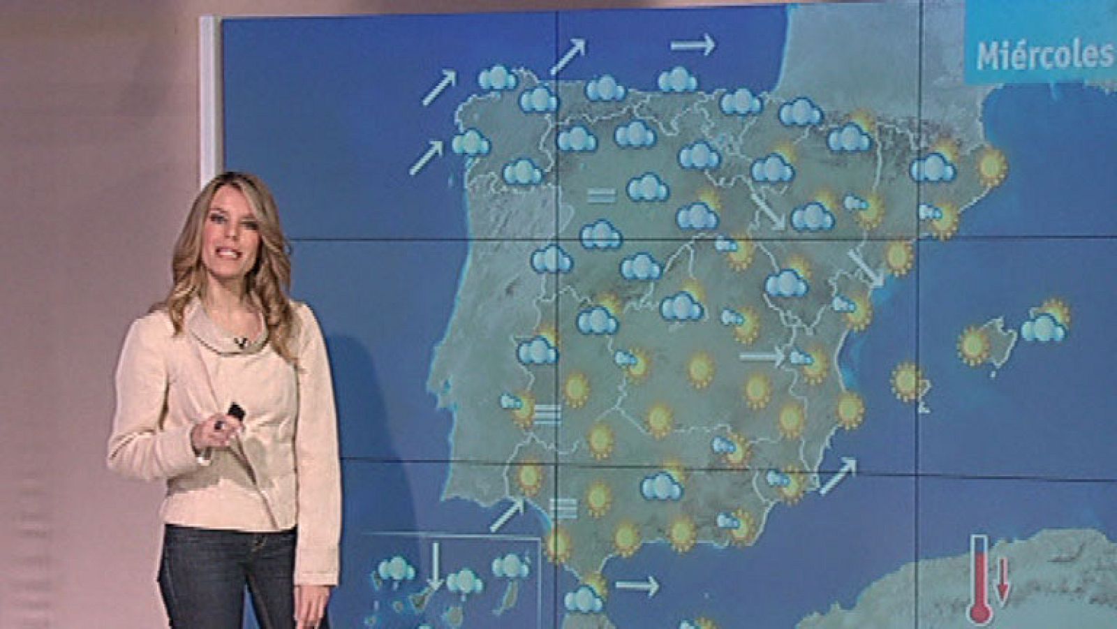 Posibles lluvias fuertes en Canarias y temperaturas en descenso - El tiempo | Ver
