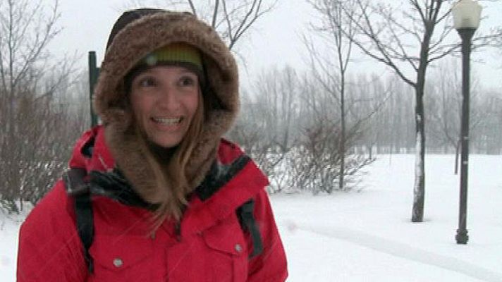 Españoles en el mundo - Quebec - María José