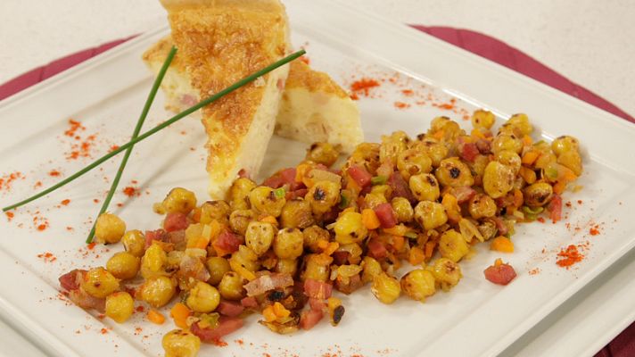 RTVE Cocina - Salteado de garbanzos con ajetes