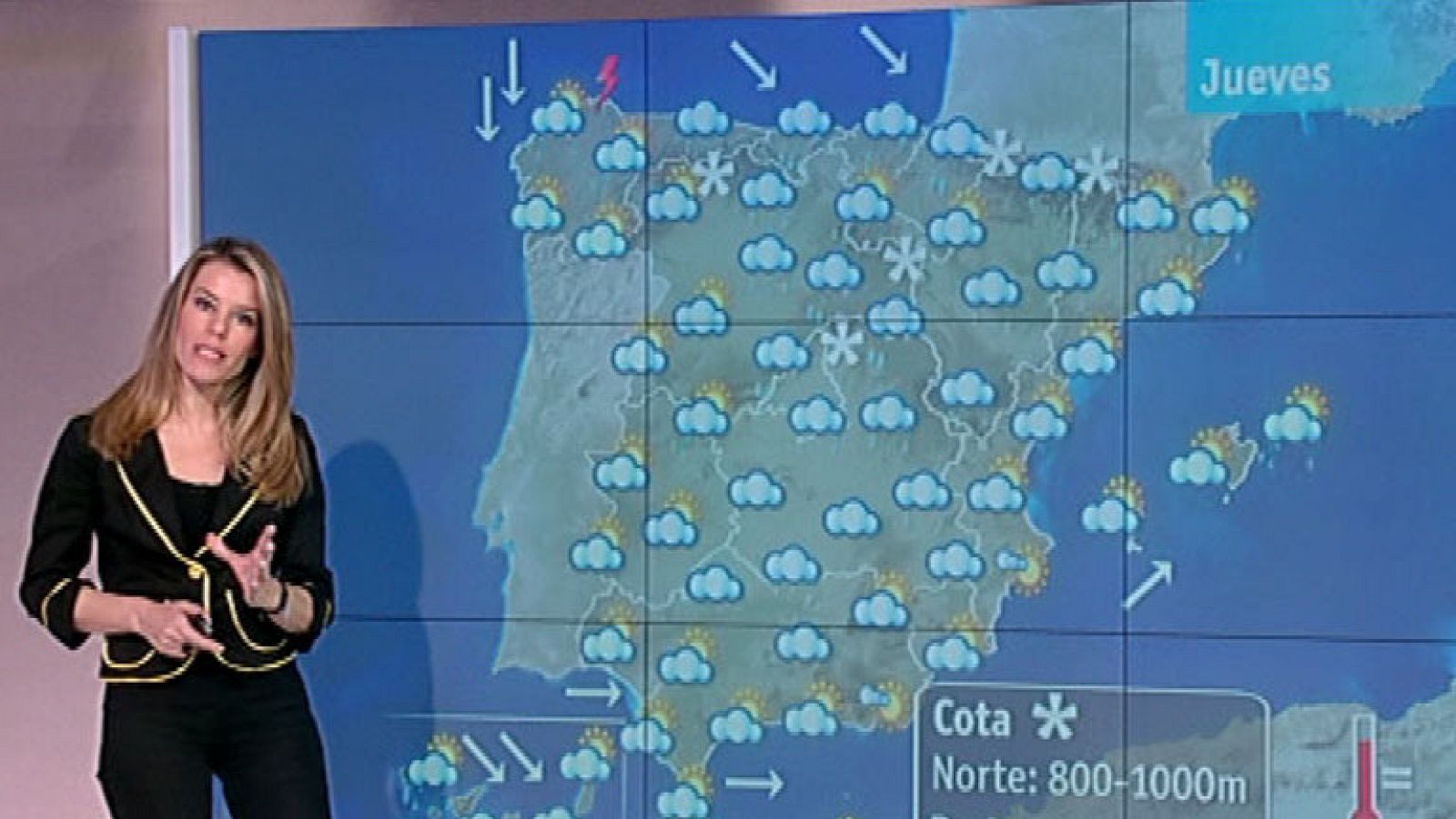 Cielo cubierto en toda España y temperaturas con pocos cambios - El tiempo | Ver