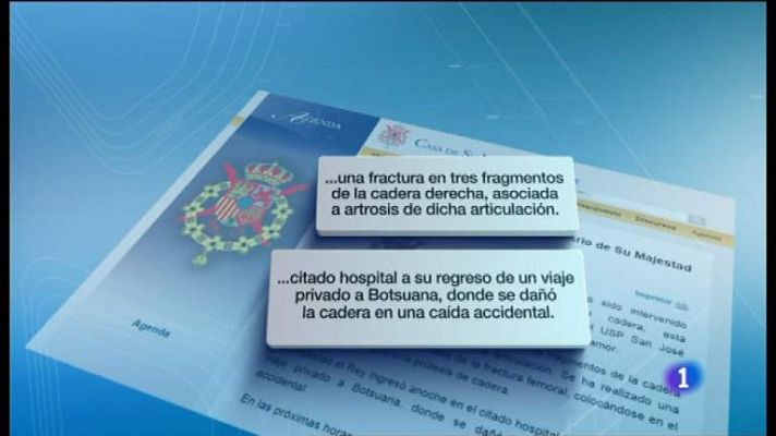 Telediario 1 - Telediario - 15 horas - 14/04/12
