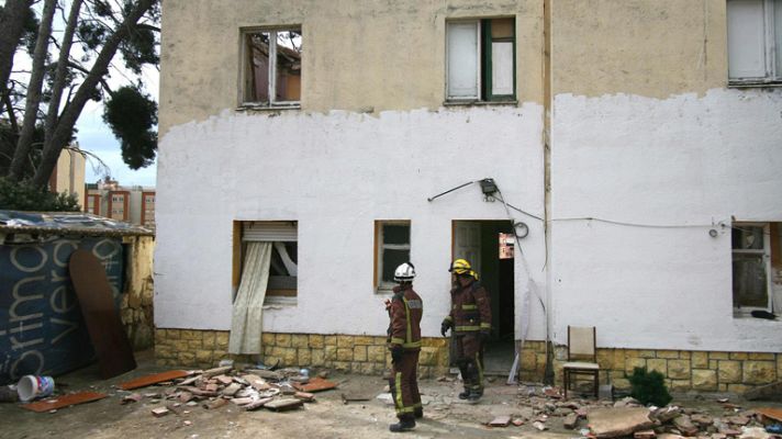 Telediario 1 - Derrumbe en Tarragona
