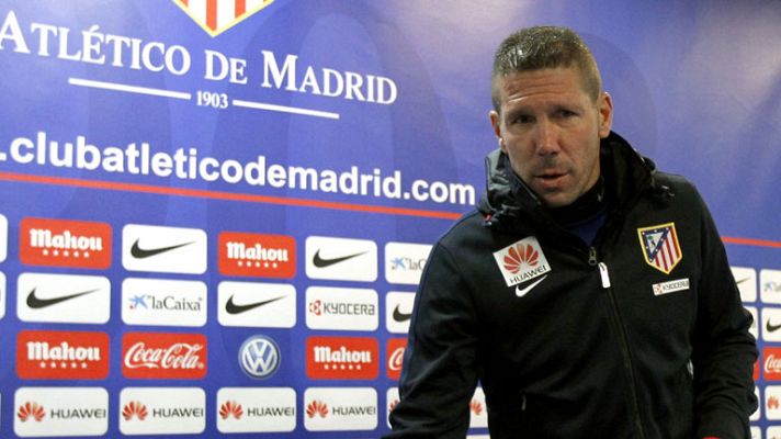 Telediario 1 - Simeone: "Creo en esta plantilla"