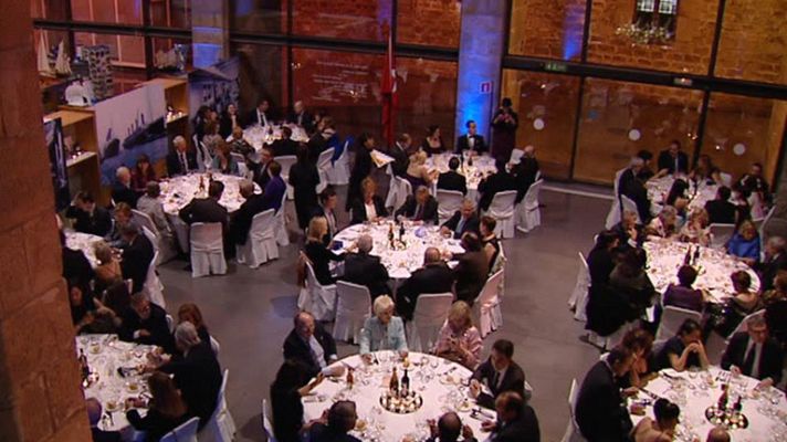 Telediario 1 - Cena de gala por el Titanic