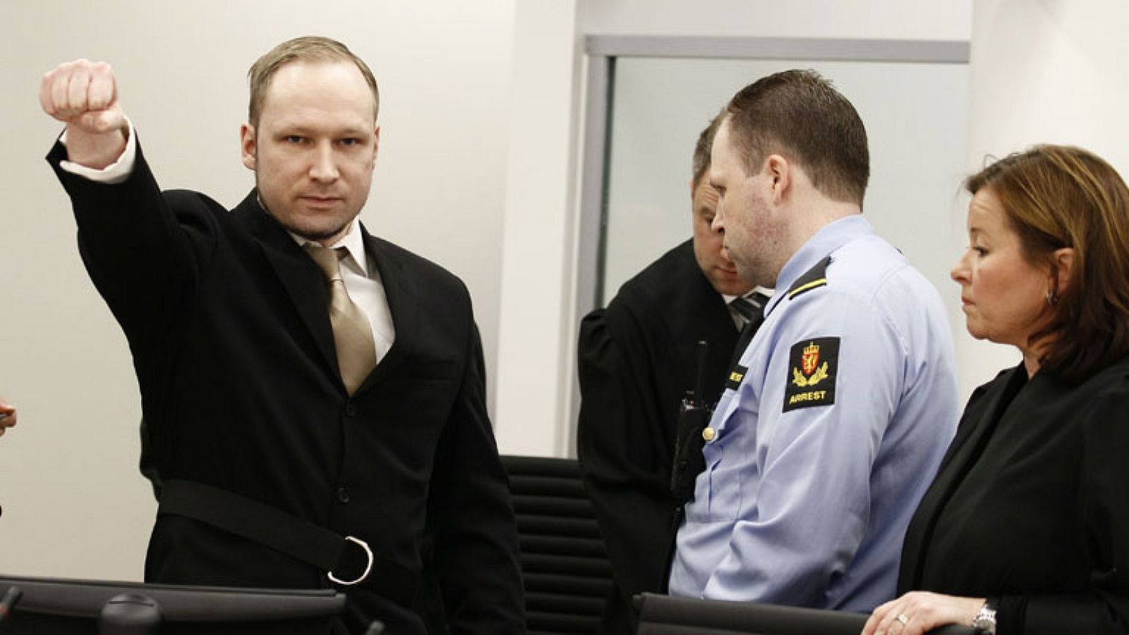 Breivik llega al tribunal
