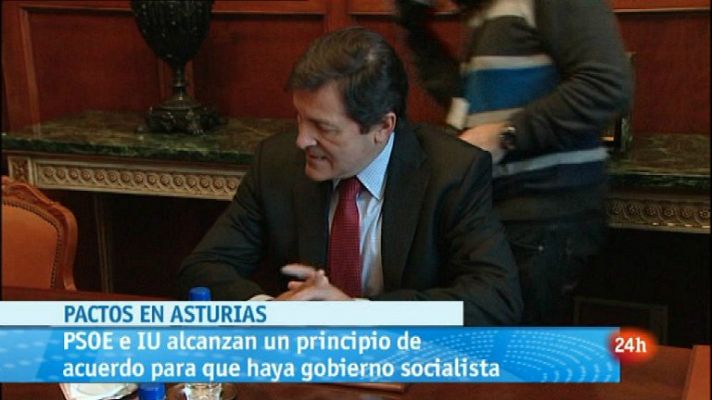 Parlamento - Acuerdo en Asturias PSOE-IU