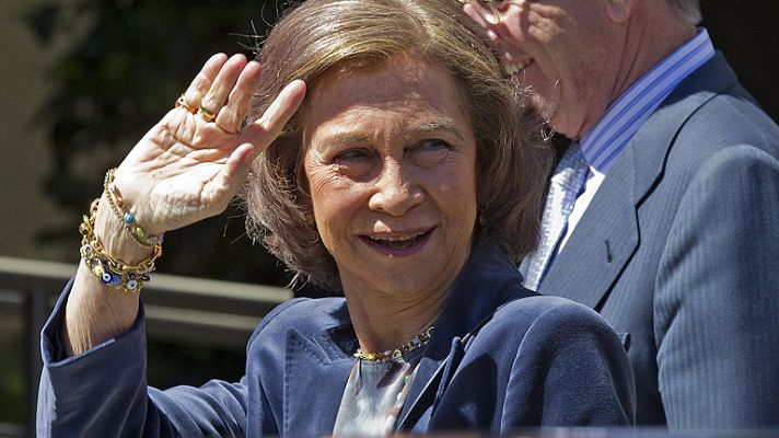 Telediario 1 - Evolución positiva del Rey