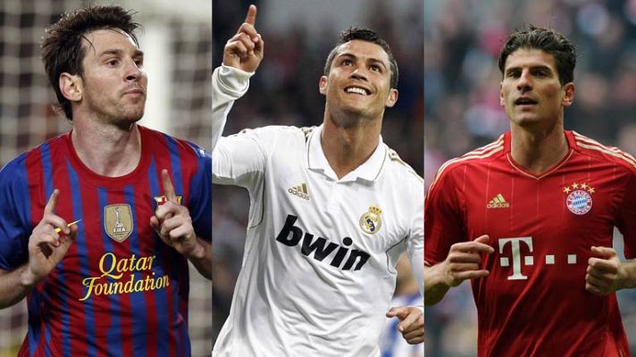Champions League - Messi, Cristiano y Mario Gómez, el tridente de la Champions