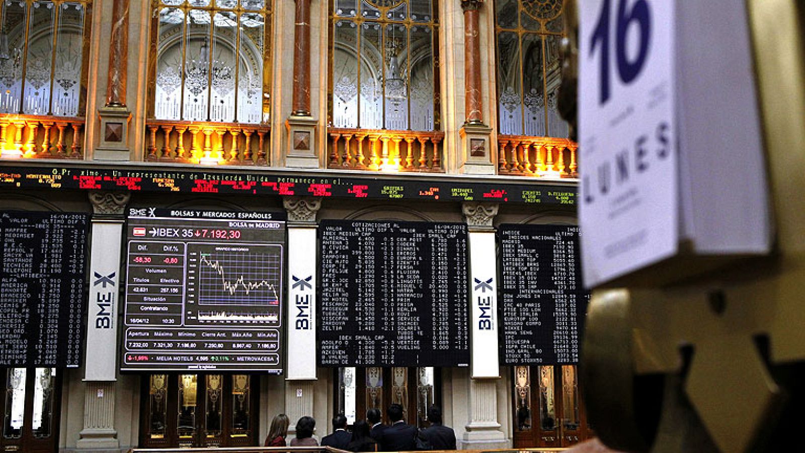 España espera captar esta semana 5.500 millones de euros entre grandes presiones de los mercados