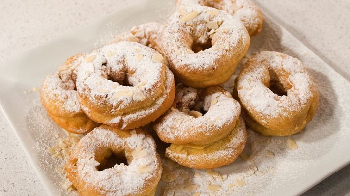 RTVE Cocina - Rosquillas con frutas escarchadas y