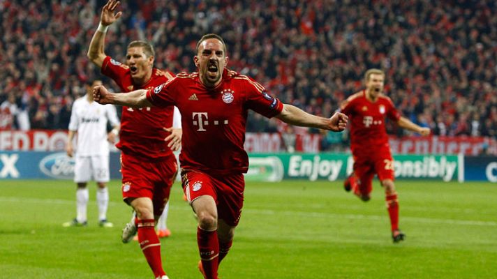 Champions League - Ribéry adelanta al Bayern (1-0)