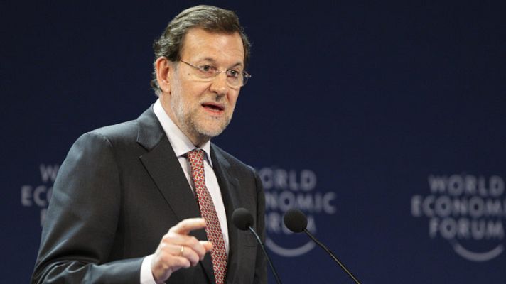 Telediario 1 - Primeras declaraciones de Rajoy