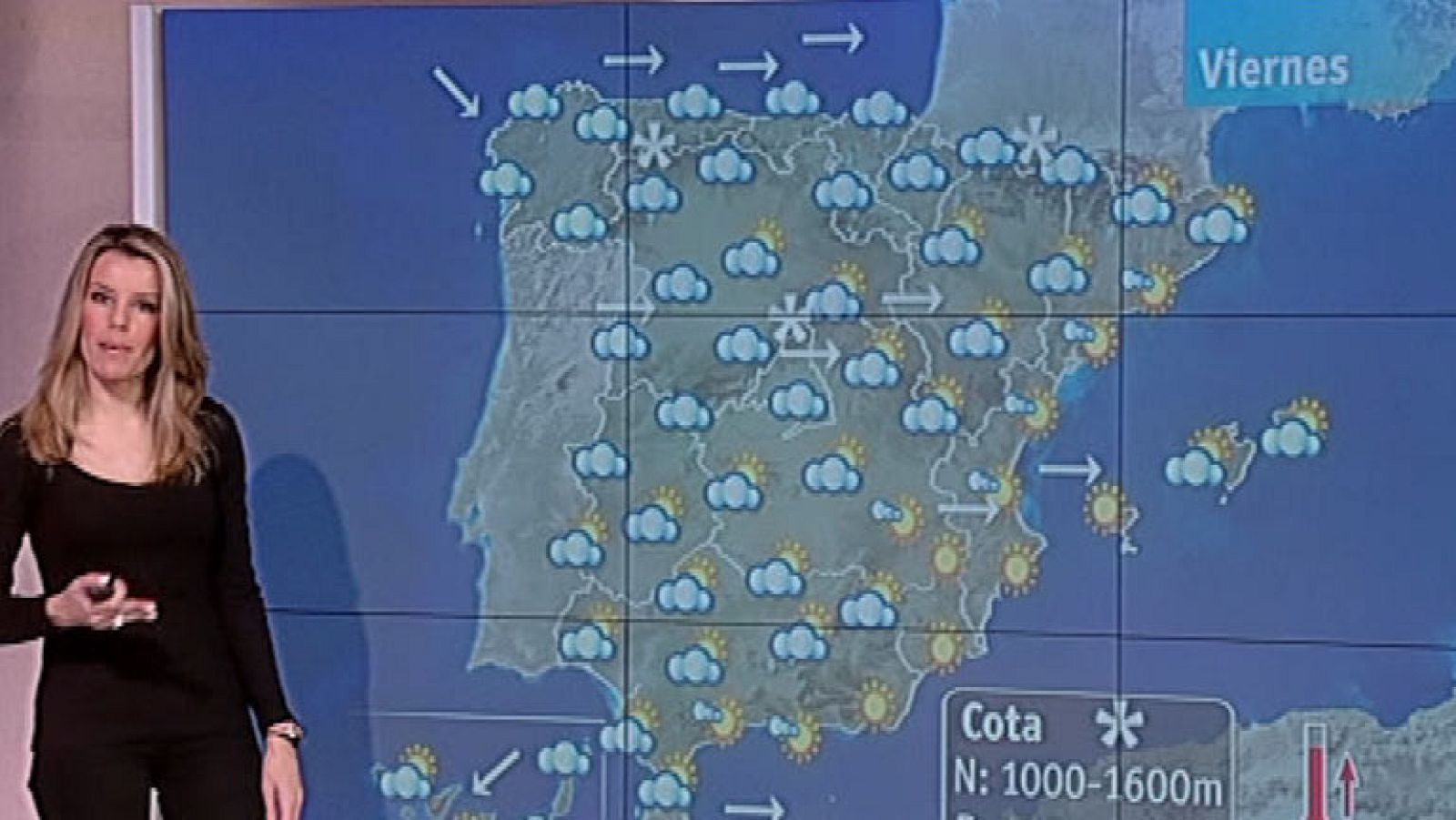 Viento fuerte en el extremo norte, Alborán y zonas de montaña - El tiempo | Ver