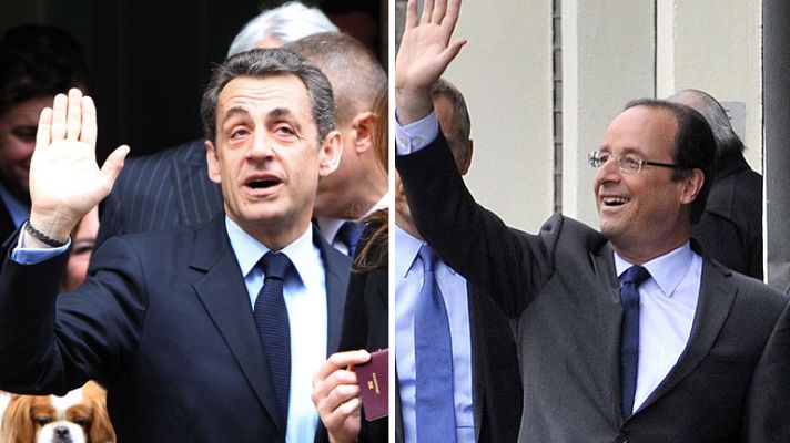 Informativo 24h - Los candidatos a las presidenciales francesas acuden a votar