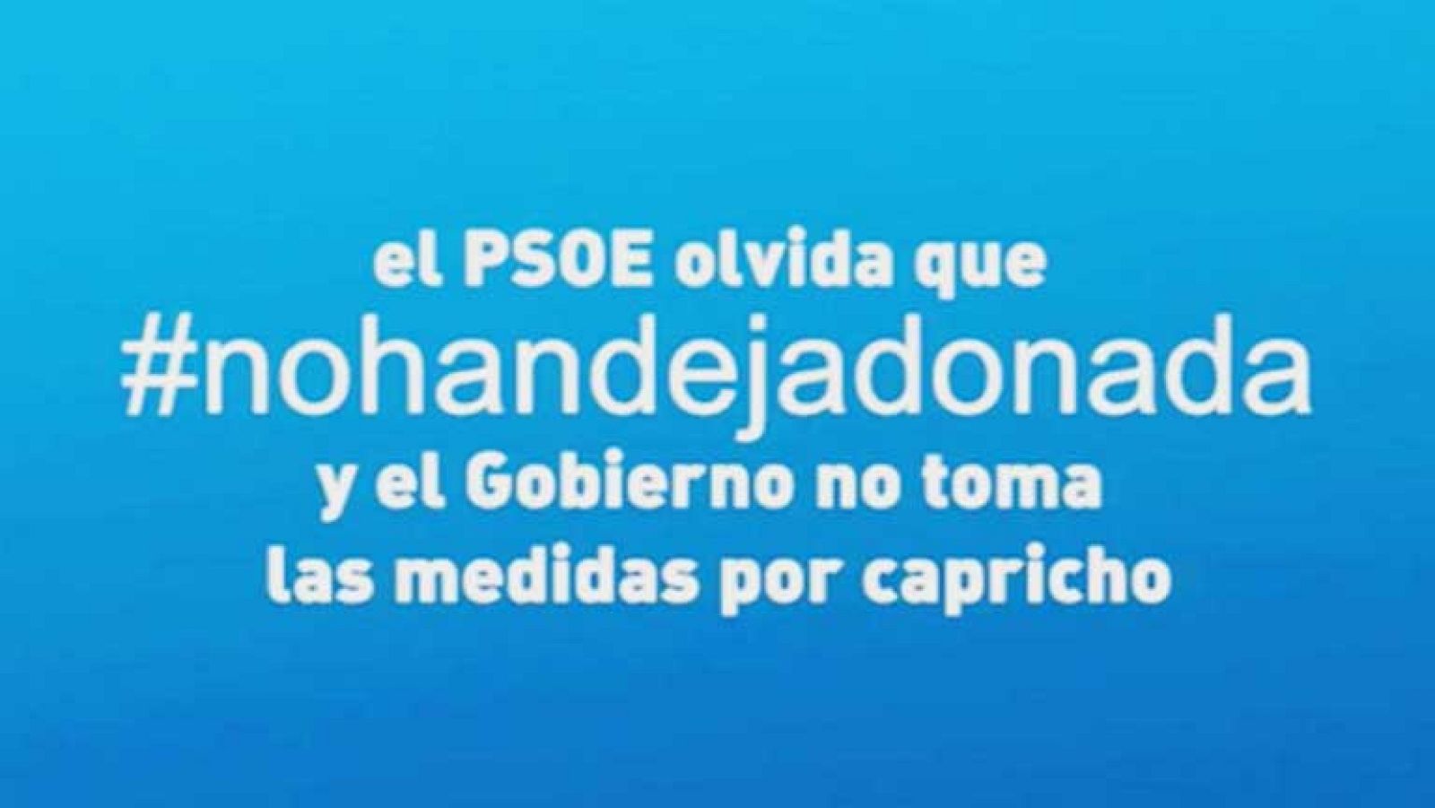 El PP difunde un vídeo en respuesta al presentado por los socialistas