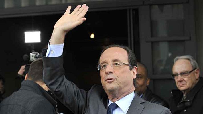 Informativo 24h - Hollande gana a Sarkozy y ambos pasan a la segunda vuelta, según los sondeos