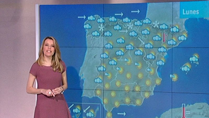 Cielo nuboso en el norte y viento fuerte en el Cantábrico y Canarias - El tiempo | Ver