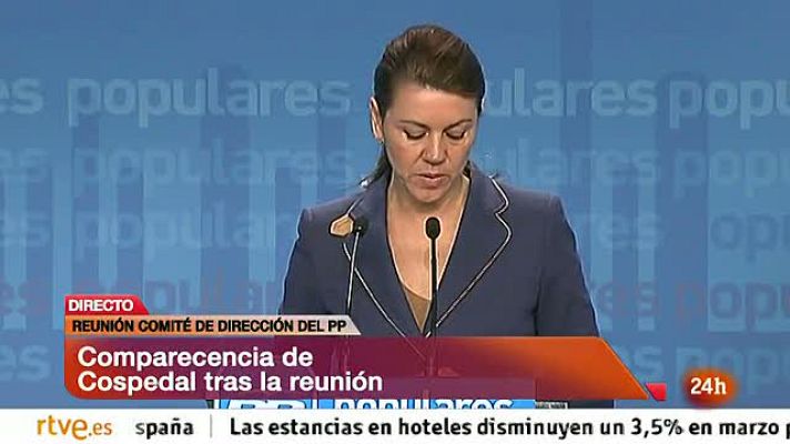 Informativo 24h - Cospedal apela a la responsabilidad