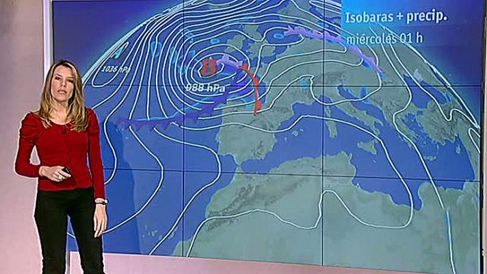 El tiempo - Vientos fuertes en el norte peninsular y bajada de las temperaturas máximas en toda España