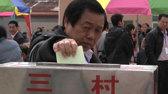 Telediario 1 - La corrupción en Wukan