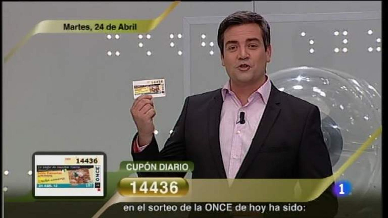 Sorteo ONCE - 24/04/12 - Ver ahora