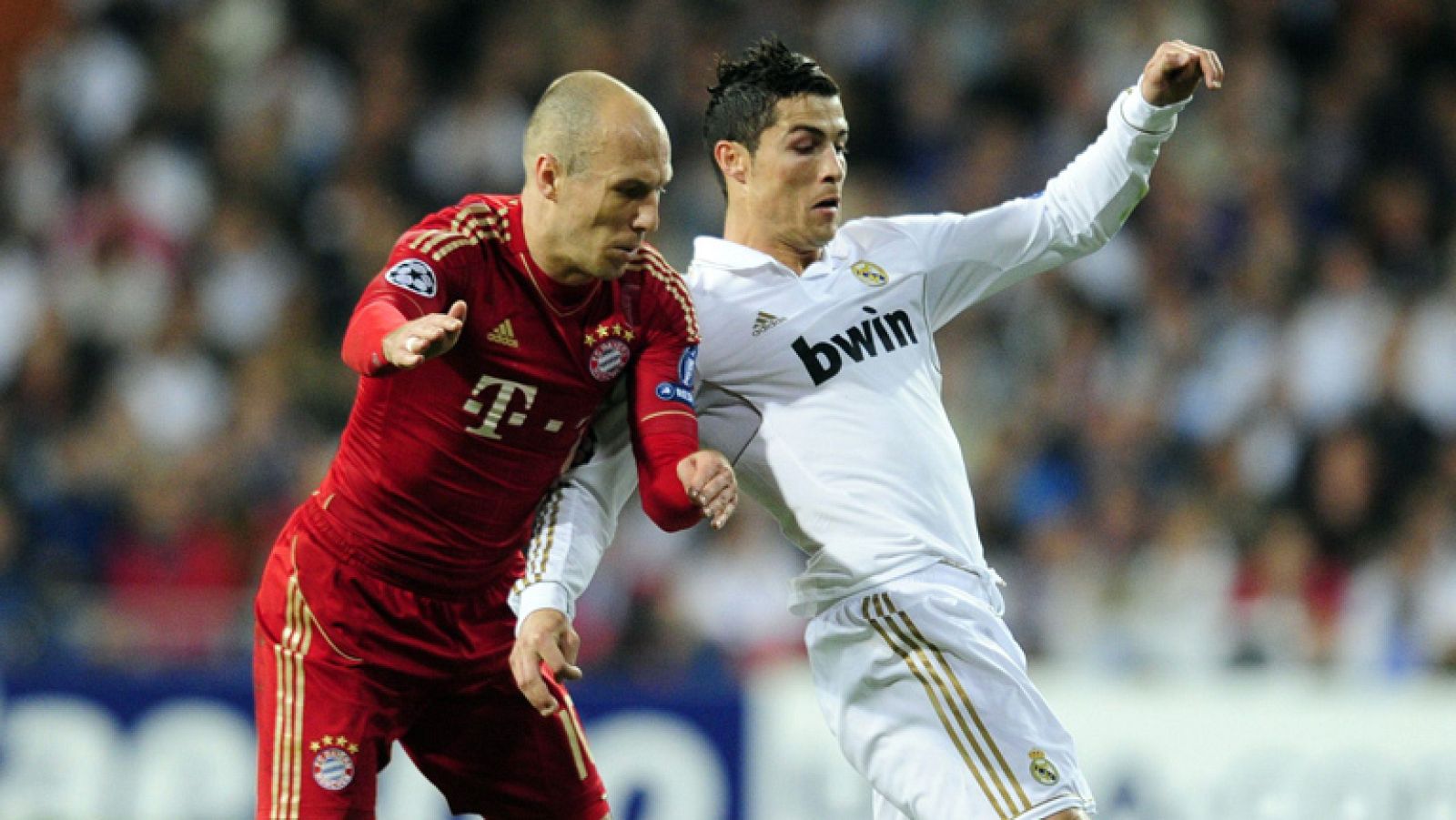 Robben ganó la partida a Cristiano