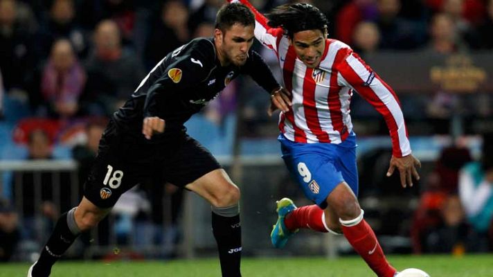 Telediario 1 - Atlético y Valencia luchan por un billete a Bucarest